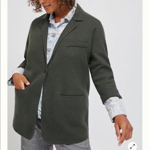 Anthropologie • Rani Sweater Dark Green Blazer